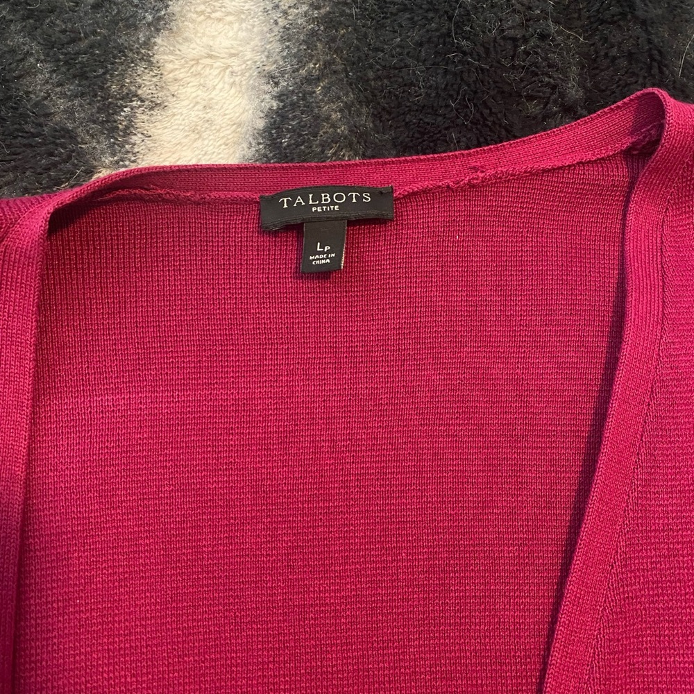 Talbots Petite Long Sweater